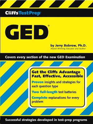 cover image of CliffsTestPrep GED